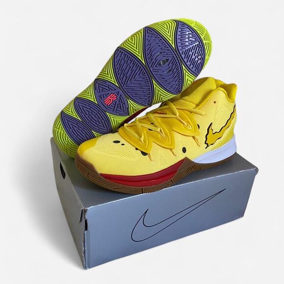 Nike Kyrie 5 SpongeBob SquarePants and Patrick rare mismatch - size 12 M / 45 EU - Picture 3 of 8